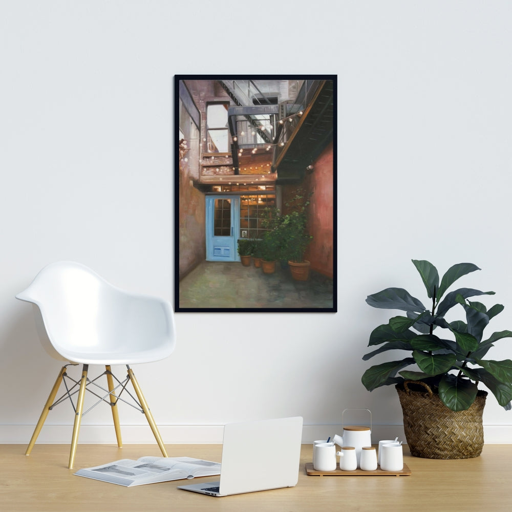 Décoration de chambre à coucher en toile encadrée marron botanique Cozy Little Place