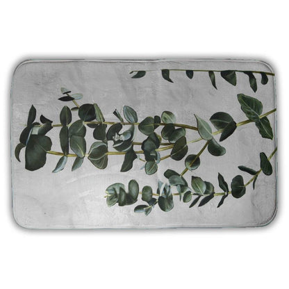 Eucalyptus Stems Green Minimalist Canvas - Bedroom Wall Decor