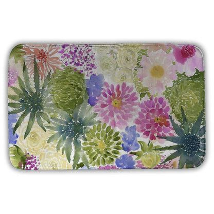 Exotic Flowers Canvas | Purple Botanical Home Decor Art