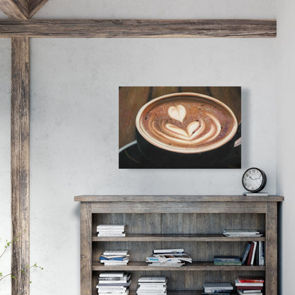 Toile artistique Cappuccino | Décoration de cuisine pour la maison