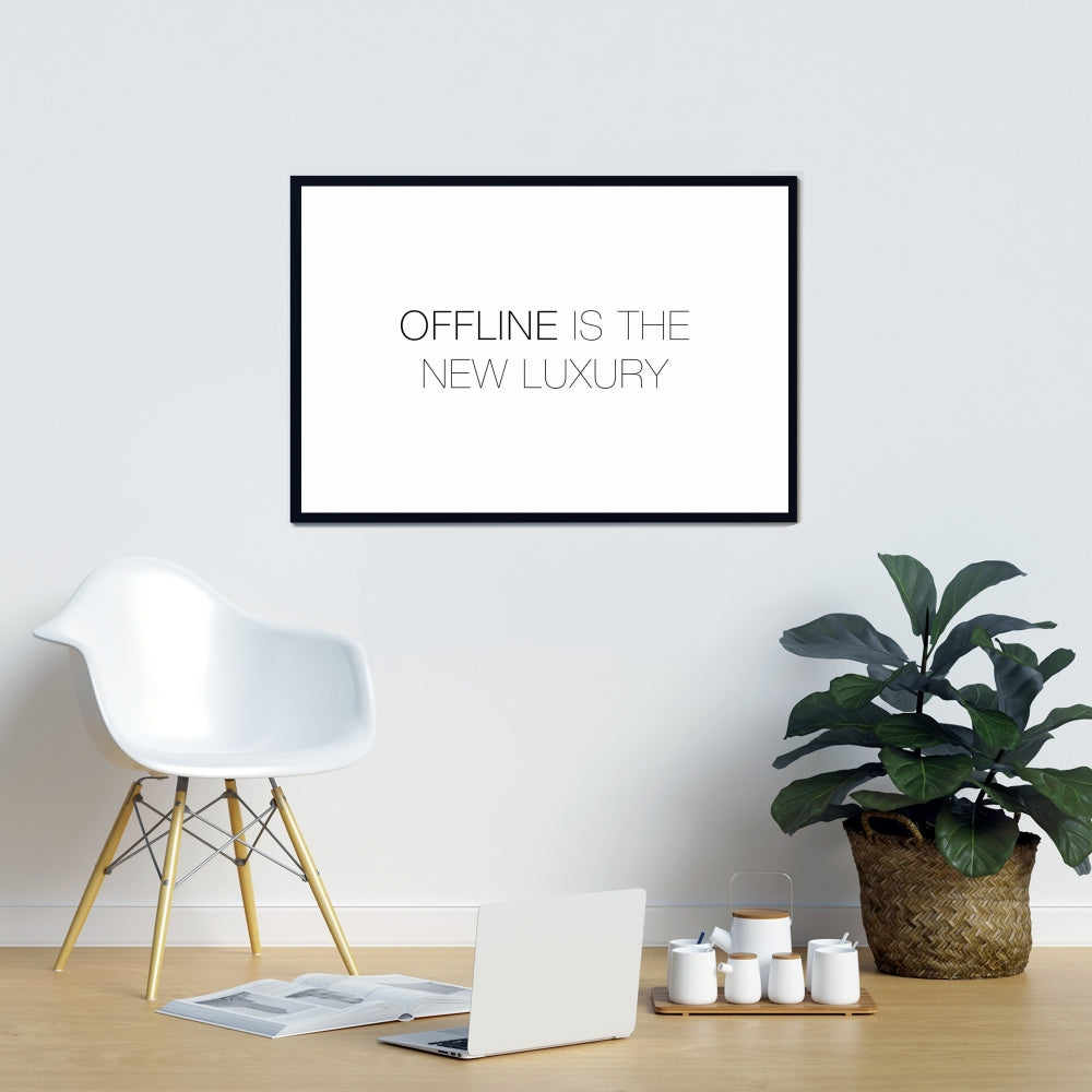 Le hors ligne est la nouvelle toile de luxe | Décoration de chambre motivante