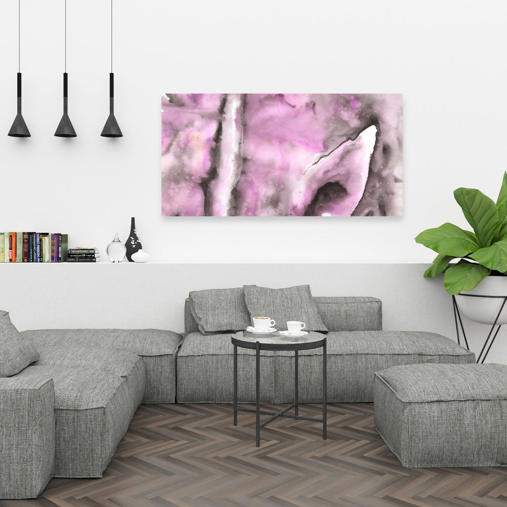 Toile abstraite violette – Décoration murale pour chambre à coucher | Décoration d'intérieur