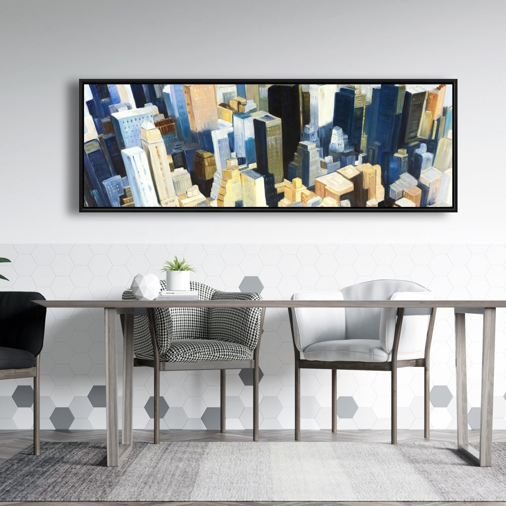 Toile avec vue sur l'Empire State Building à Manhattan | Décoration d'intérieur
