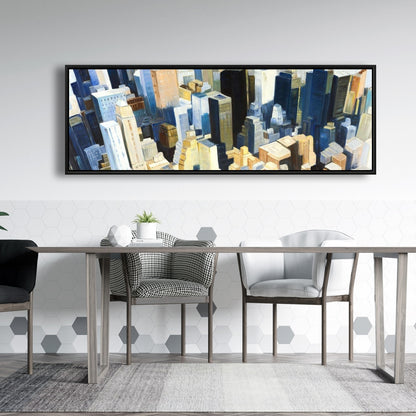 Toile avec vue sur l'Empire State Building à Manhattan | Décoration d'intérieur