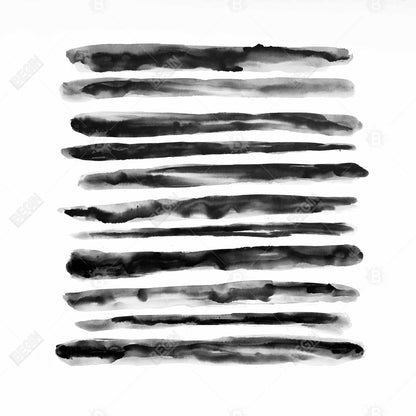 White Bathroom Shapes Framed Canvas - Hatching Home Decor