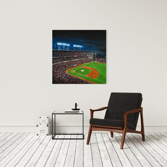Baseball Game Canvas | Sports Home Decor - American Hobbies