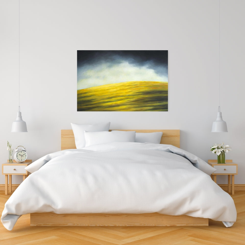 Hillock Landscapes Rustic Mountains Canvas - Home Decor Art