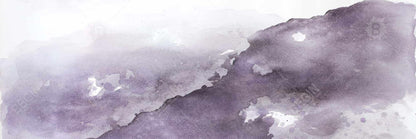 Nebula Canvas Art - Purple Bedroom Shapes | Home Decor