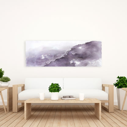 Nebula Canvas Art - Purple Bedroom Shapes | Home Decor