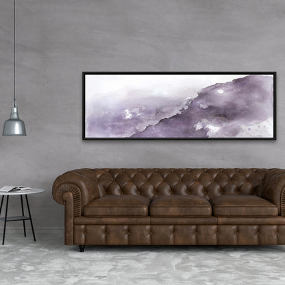 Toile encadrée contemporaine violette « Nebula » | Décoration d'intérieur