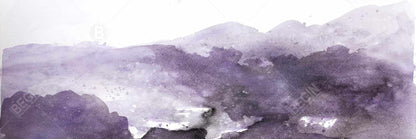 Purple Cloud Abstract Canvas - Modern Home Decor Wall Art