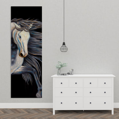 Abstract Horse Canvas | Western Farm Animal Home Decor Art