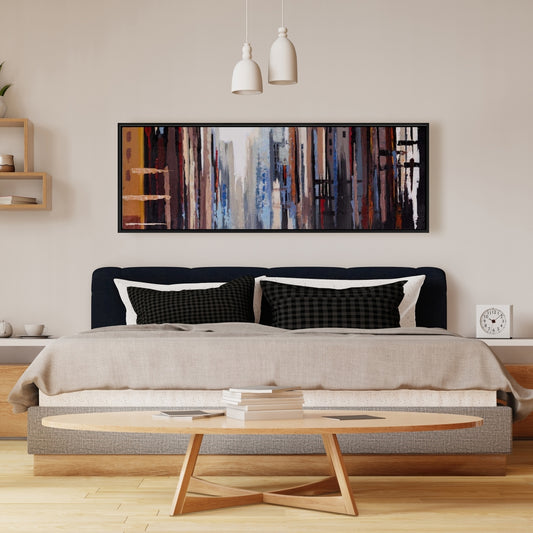 Abstract Buildings Industrial Canvas | Home Decor Wall Art