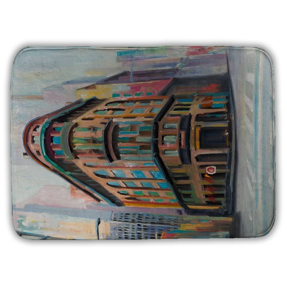 Contemporary Cities Blue Canvas - New York Architecture Decor