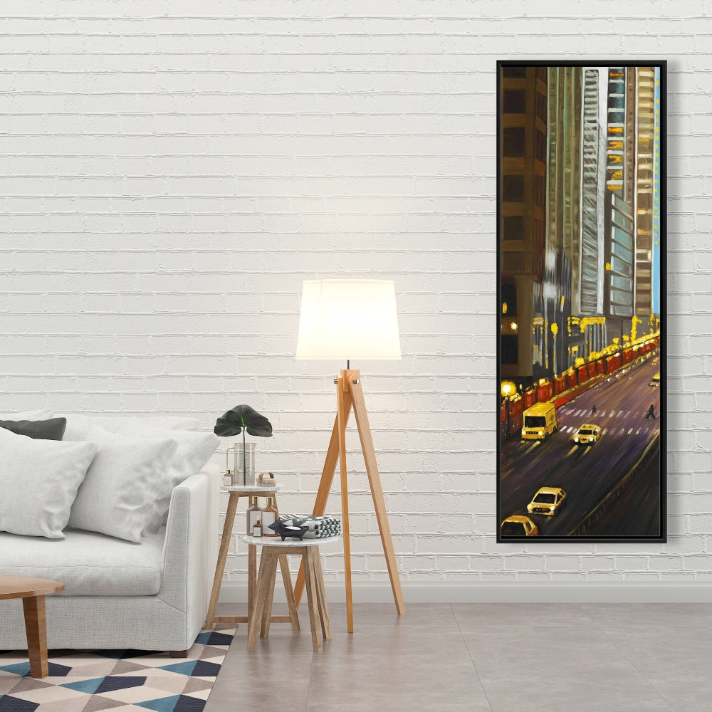 New York City 9th Street Scenic Canvas - Bedroom Wall Art