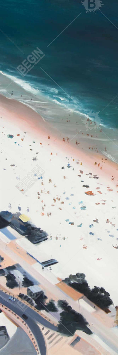 Hot Day at the Beach Canvas - Exotic Sea Bedroom Decor