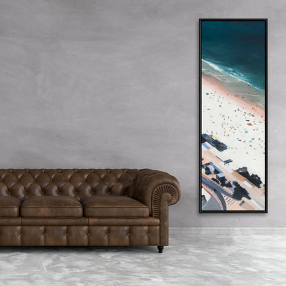 Hot Day at the Beach Canvas - Exotic Sea Bedroom Decor