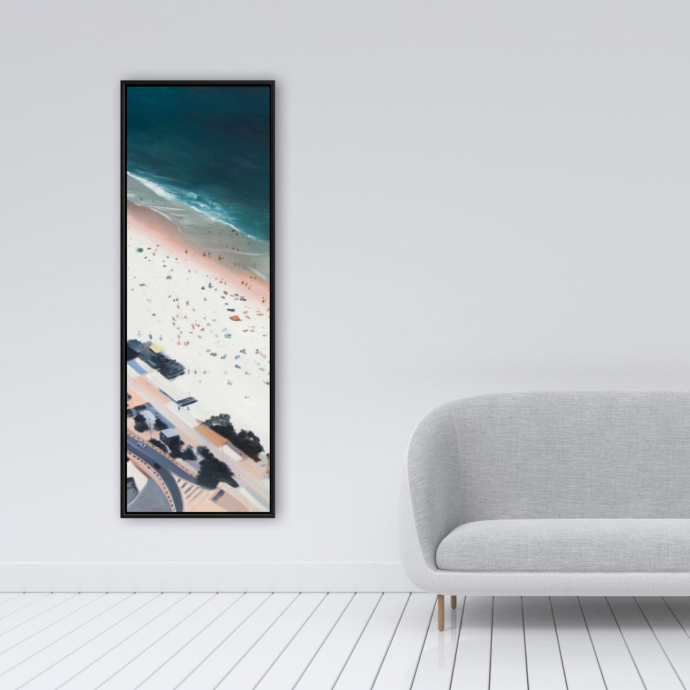 Hot Day at the Beach Canvas - Exotic Sea Bedroom Decor