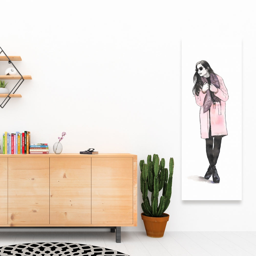 Woman Spring Look Canvas | Fashion Art for Home Decor