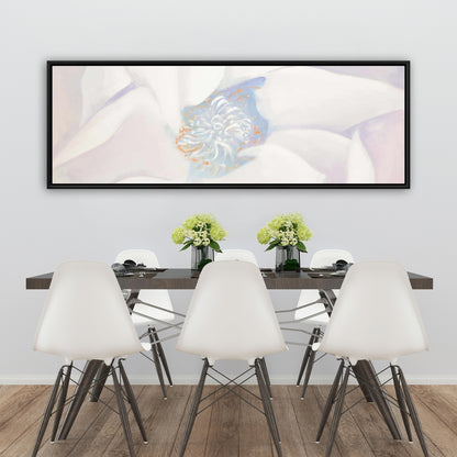 Delicacy Blue Floral Botanical Canvas | Home Decor Framed Art