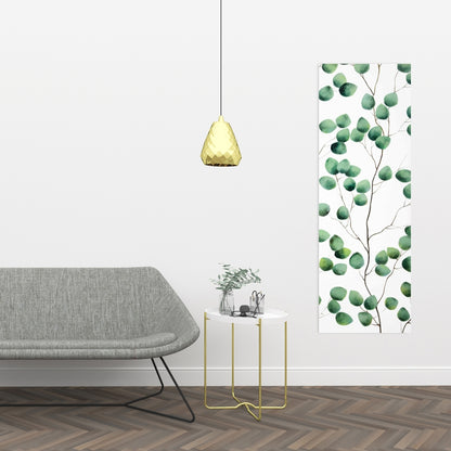 Climbing Leaves Canvas - Artistic Living Room Wall Decor