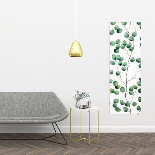 Climbing Leaves Canvas - Artistic Living Room Wall Decor