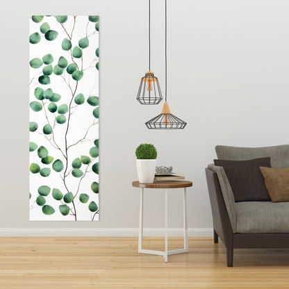 Climbing Leaves Canvas - Artistic Living Room Wall Decor