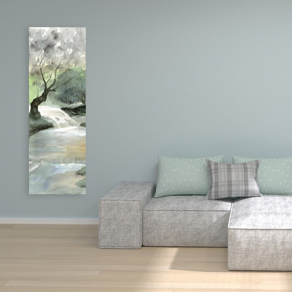 Oasis of Relaxation Canvas - Illustrative Landscape Home Decor