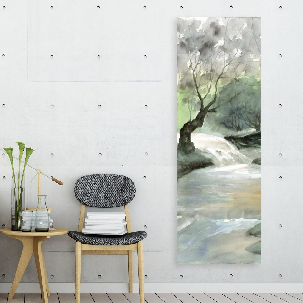 Oasis of Relaxation Canvas - Illustrative Landscape Home Decor