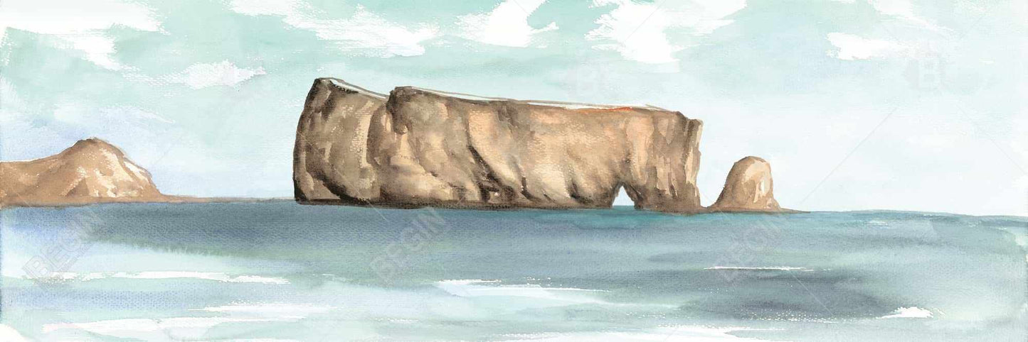 Rocher Perce Marine Bedroom Canvas | Sea Framed Home Decor