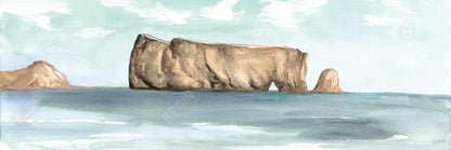 Rocher Perce Marine Bedroom Canvas | Sea Framed Home Decor