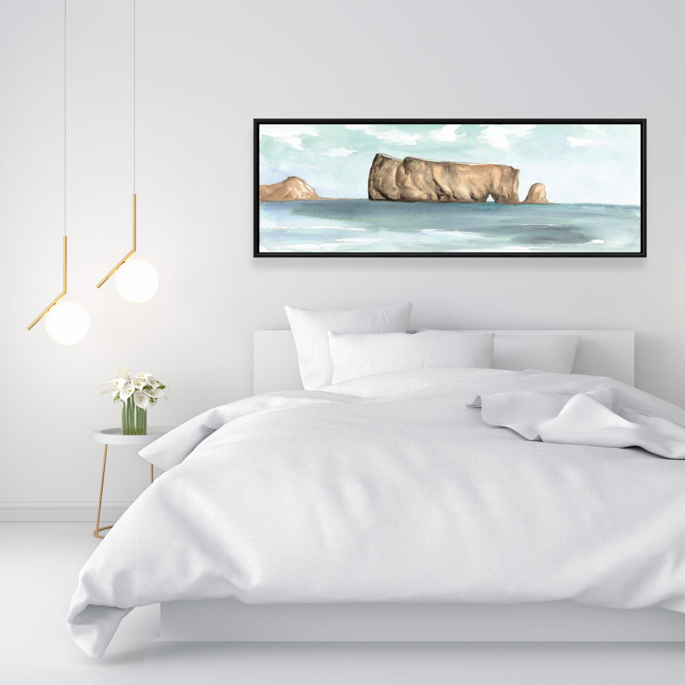 Rocher Perce Marine Bedroom Canvas | Sea Framed Home Decor