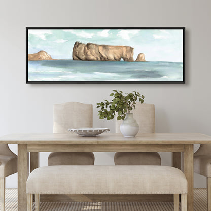 Rocher Perce Marine Bedroom Canvas | Sea Framed Home Decor