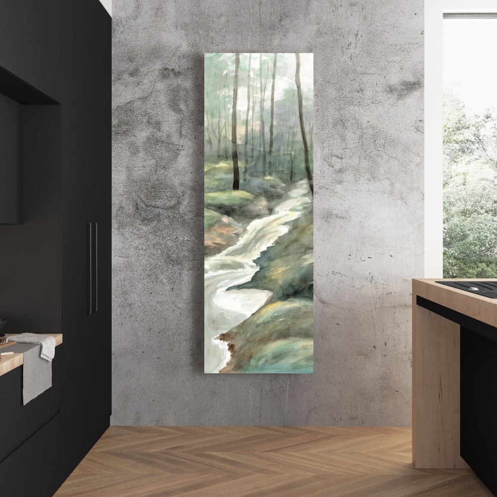 Waterfall Canvas - Trees Blue Landscapes | Home Decor Art