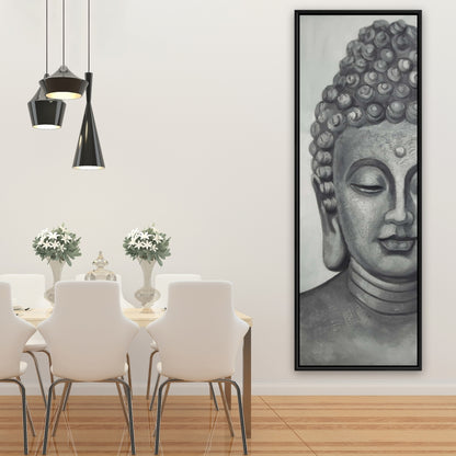 Spiritual Buddha Framed Canvas | Asian Art for Man Bedroom Decor