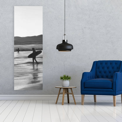 American Coastal White Canvas - Surfers Home Decor Art