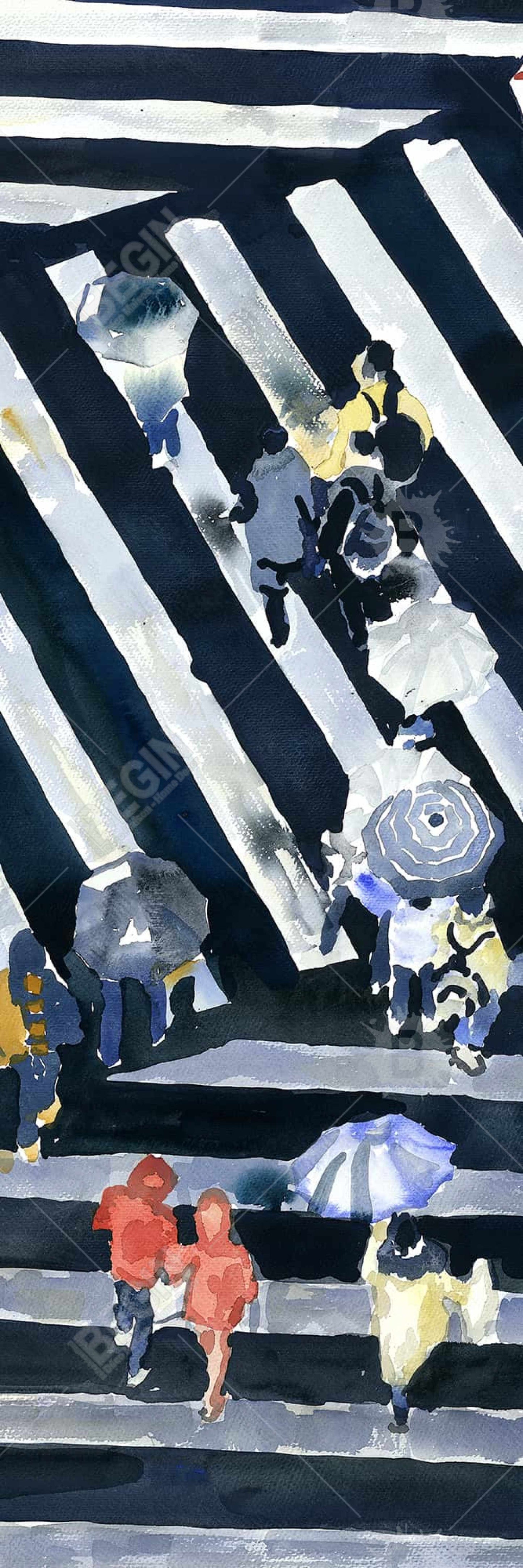 Main Street Industrial Canvas | Man Cave Wall Art Decor