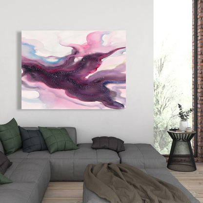 Toile Voie Lactée – Décoration de chambre abstraite | Art de la maison