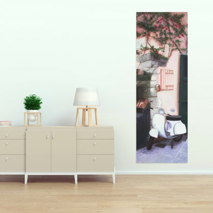 Kiosk in Italy Canvas - Leaves Architecture Bedroom Decor
