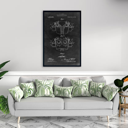 Toile encadrée « Vêtements de football vintage » | Décoration d'intérieur