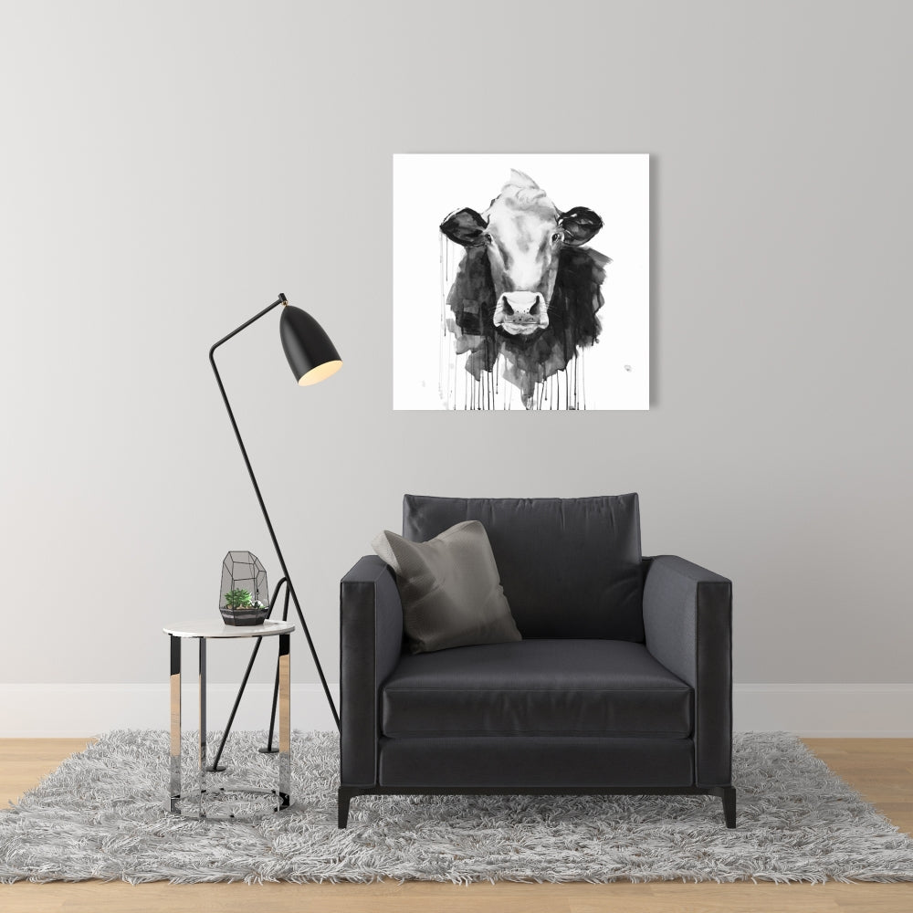 Cow Canvas Art - Farm Animals Kitchen Decor for Home