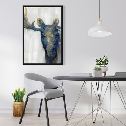 Rustic Deer Livingroom Canvas | Blue Moose Home Decor