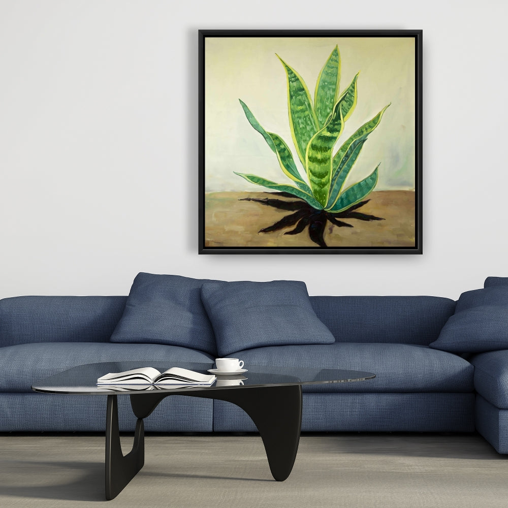 Toile « Langue de belle-mère succulente » | Décoration d'intérieur