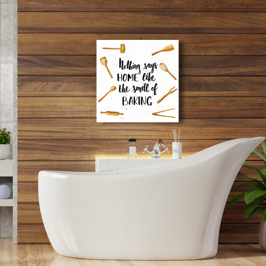Home & Baking Illustrative Canvas - Perfect Home Decor