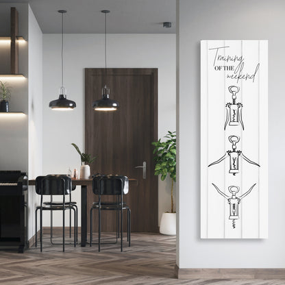 Minimalist Shapes Kitchen Canvas | Training of the Weekend Decor