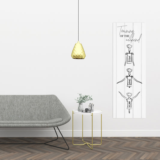 Minimalist Shapes Kitchen Canvas | Training of the Weekend Decor