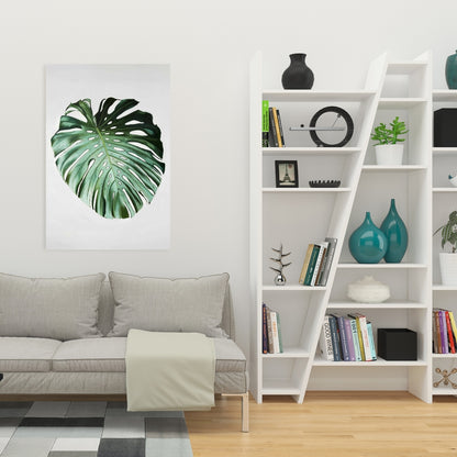 Monstera Leaf Botanical Canvas - Exotic Green Home Decor