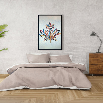 Toile de hockey canadien sur neige | Décoration d'intérieur et art sportif