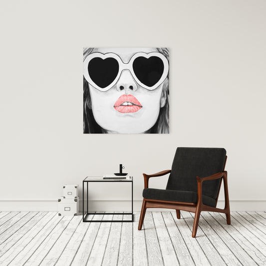 Miss Trend Beauty Figurative Bedroom Canvas - Home Decor Art