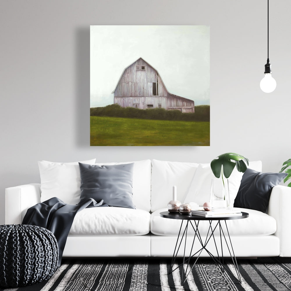 Red Rustic Barn Canvas | Home Decor | Rustic Wall Art
